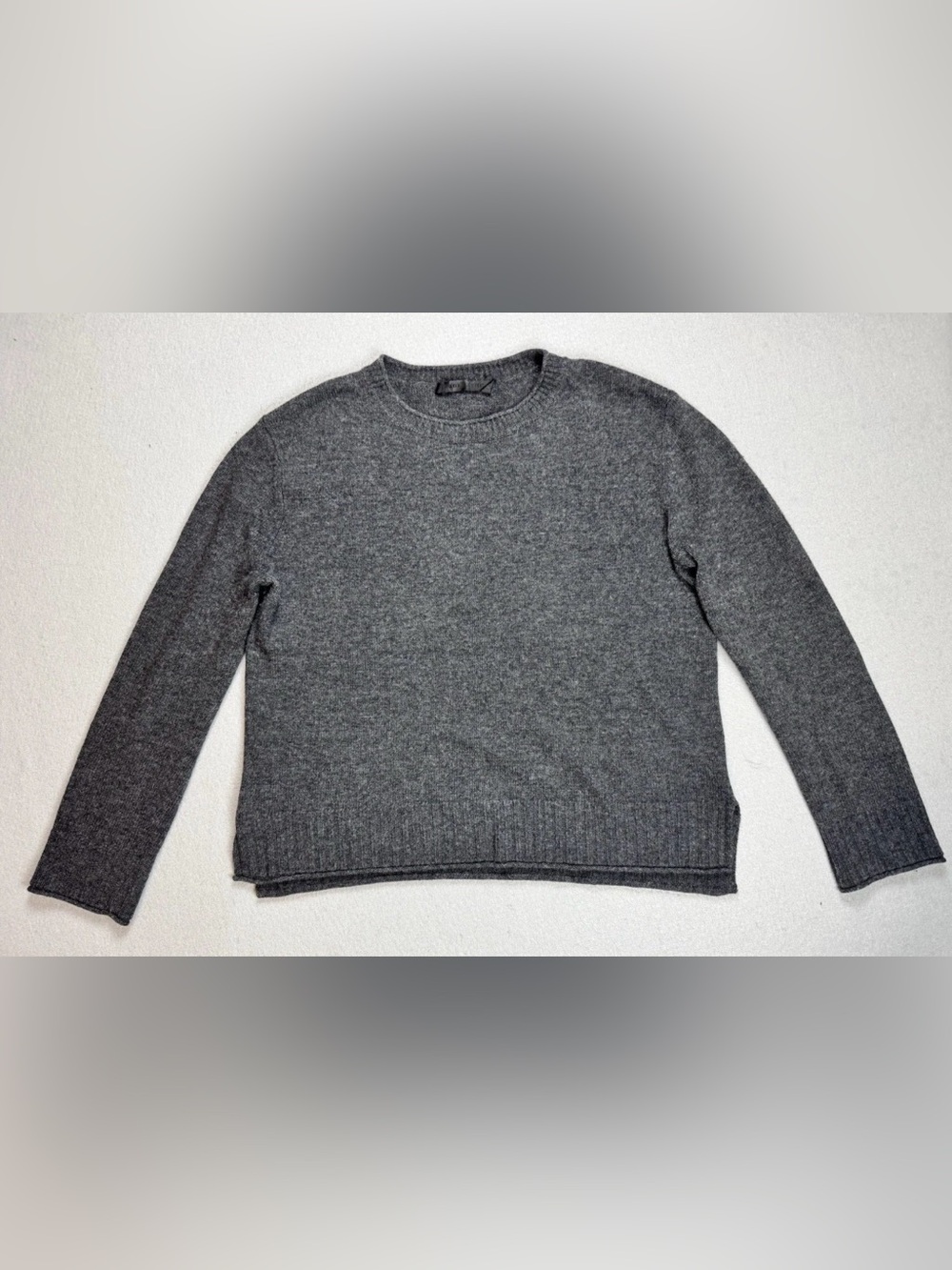 Jenni Kayne Women’s Everyday Crew Neck Wool/ Cashmere Blend Sweater In Grey-S